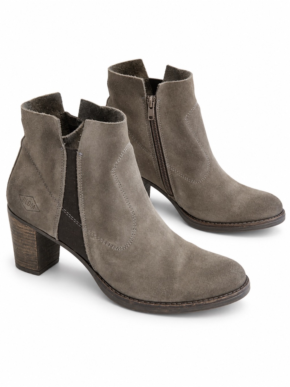 PLDM by Palladium Shiner Low Ankle Boots in Caribou Grey taupe brown suede 7.5